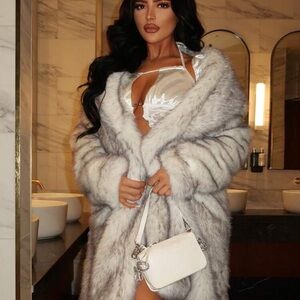 Luxurious Faux Fur Coat
